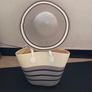 Beach hat and bag combo