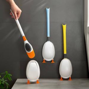 Diving duck toilet brush