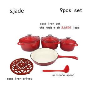 PRE-ORDER  9pcs (SET A) Original Cast Iron cookware/pot