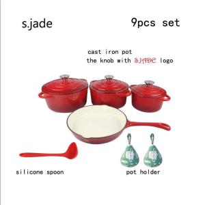 PRE-ORDER  9pcs (SET B) Original Cast Iron cookware/pot