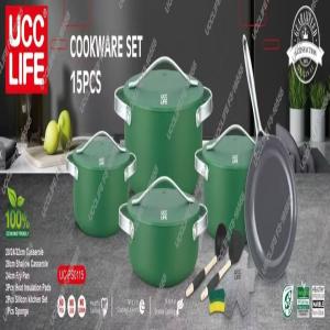 PRE-ORDER  15pcs set UCC cookware/pot