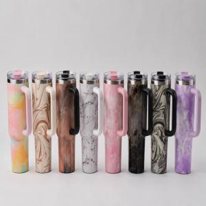 Marble Pattern Stainless travel tumbler/Quencher