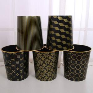 Black Gold Trash can without lid