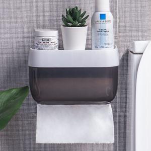 Bathroom punch free tissue holder