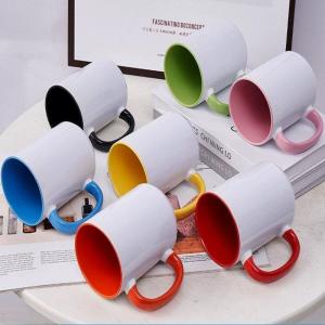 Two color ceramic mug