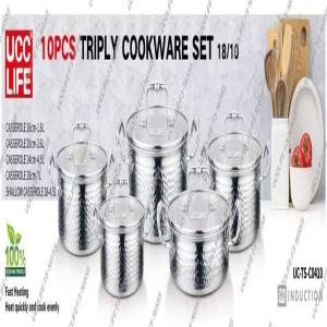 10pcs UCC Stainless set cookware/pot