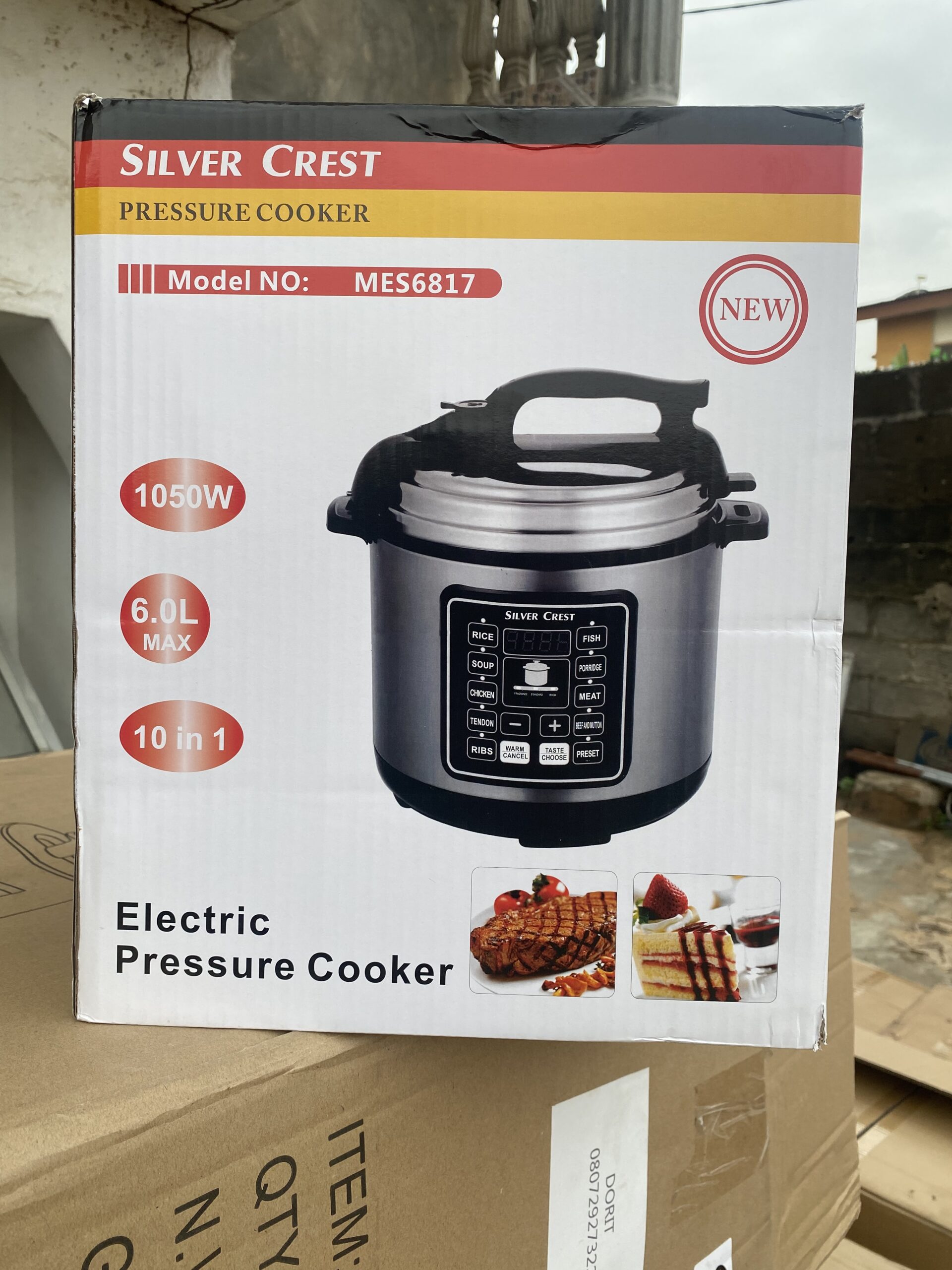 Silvercrest 6L Electric Pressure Cooker – Dorit Store