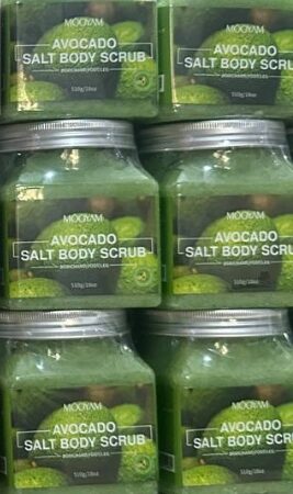 Avocado salt scrub